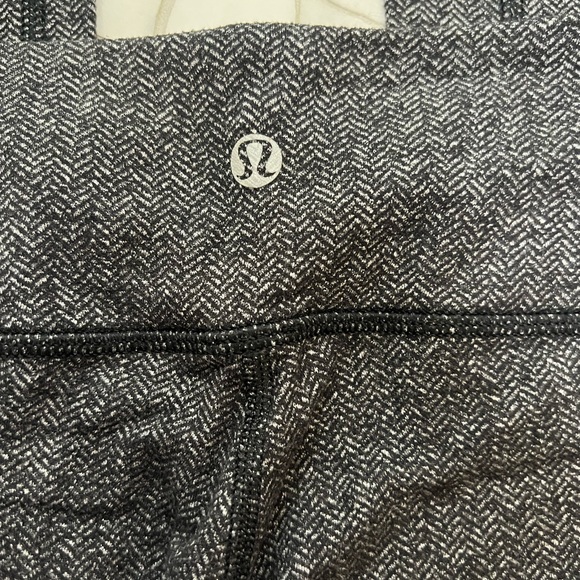 Lululemon Wunder Under Mid-rise 31” Heathered Herringbone - Sz 4 - Picture 2 of 3